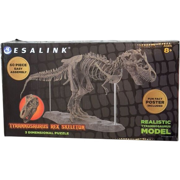 T-Rex Dinosaur Skeleton Model 3D Tyrannosaurus Rex Kids Building Toy. NEW. - Picture 5 of 7